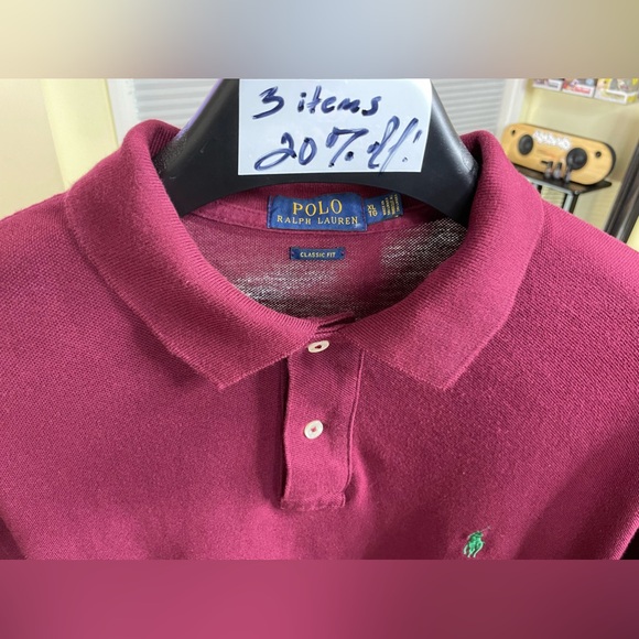 Authentic Ralph Lauren Polo Shirt, XL - Picture 2 of 3